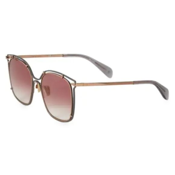 RAG & BONE RNB1023S Pink Square Sunglasses main image 5